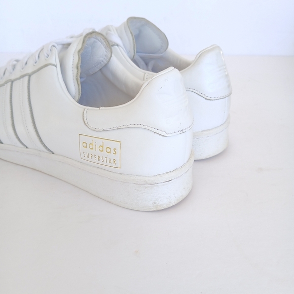 Adidas Superstar Lux White Leather Low 11.5 main image 9